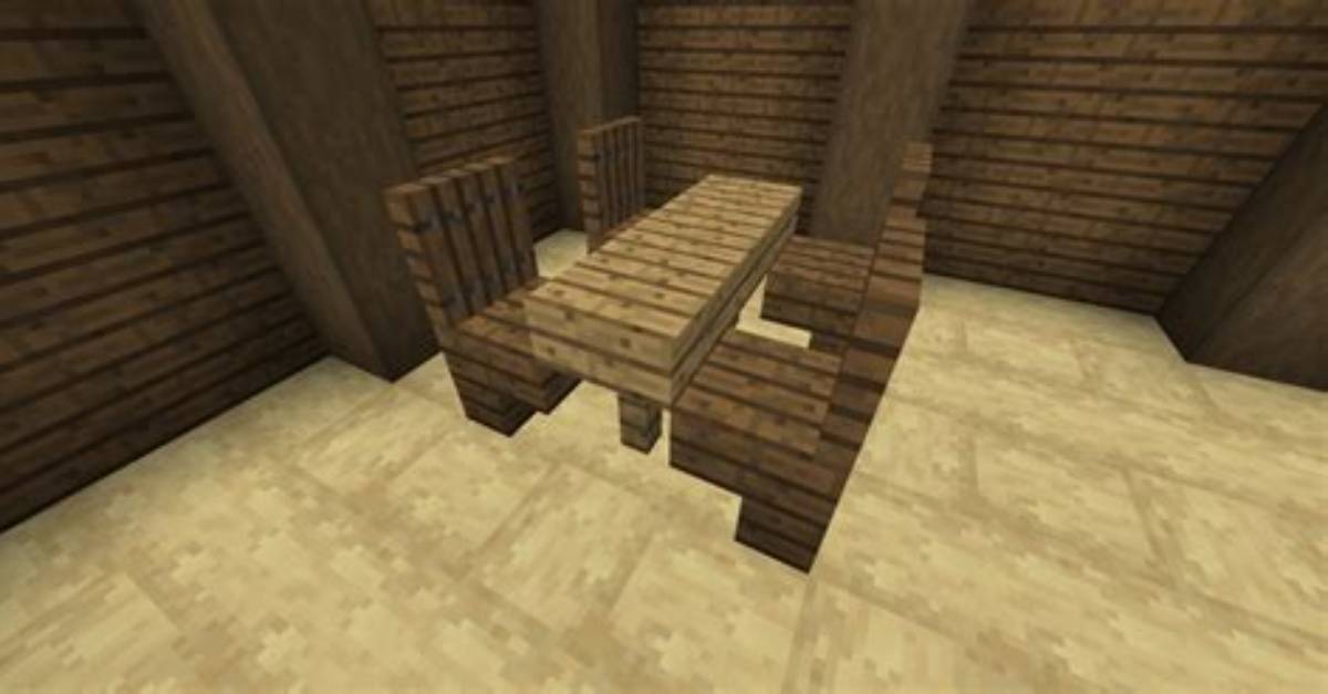 How to Make a Table Minecraft