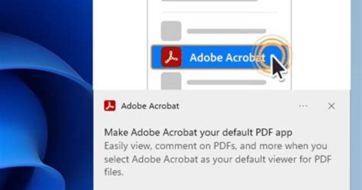 How to Make Adobe Acrobat Default Windows 10?