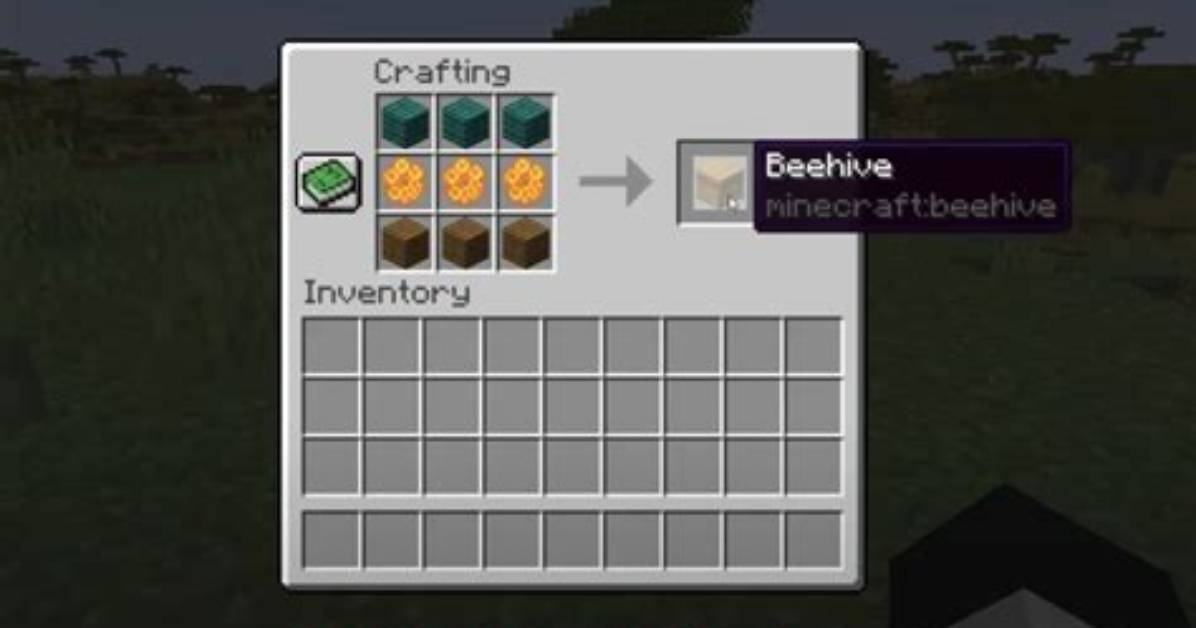 How to Make Beehive Minecraft