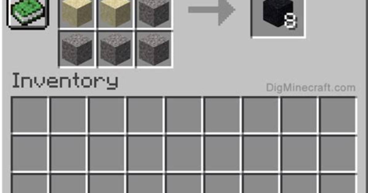 How to Make Black Concrete in Minecraft
