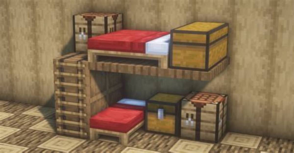 How to Make Bunk Beds in Minecraft Pe