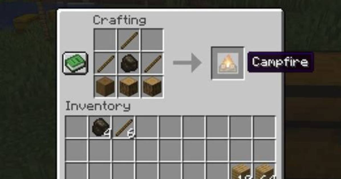 How to Make Campfire Minecraft