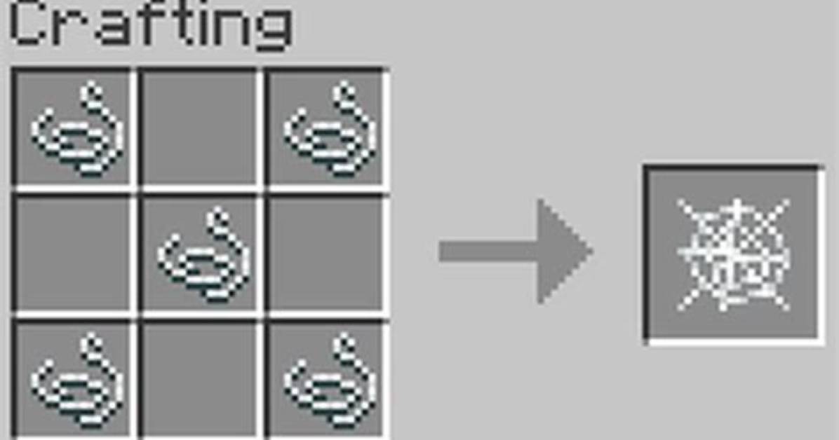 How to Make Cobwebs in Minecraft