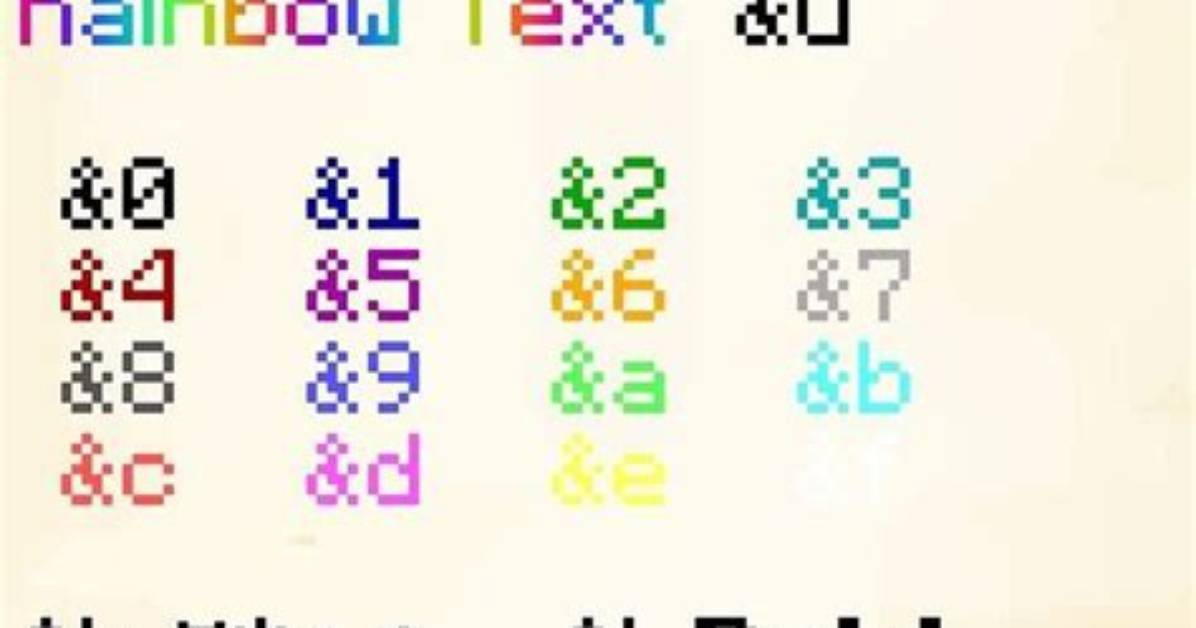 How to Make Colored Text in Minecraft Java