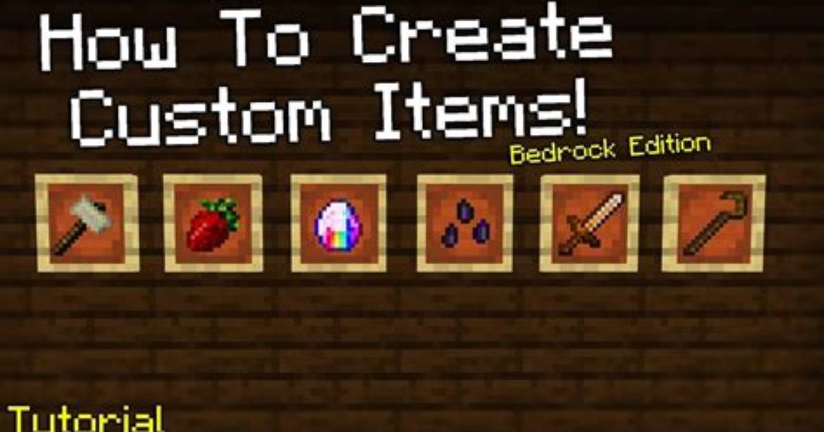How to Make Custom Items in Minecraft