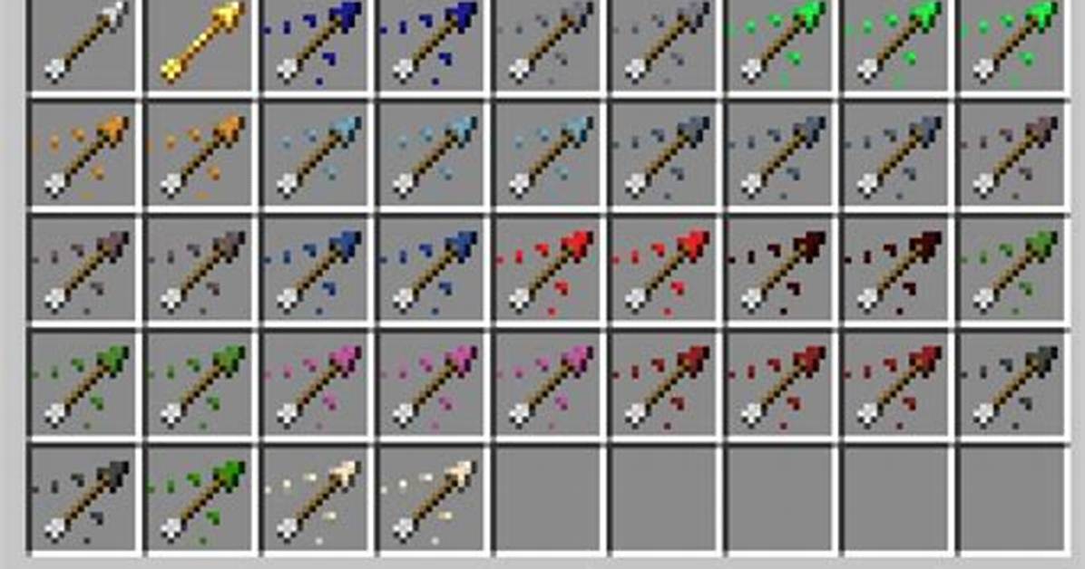 How to Make Different Arrows in Minecraft