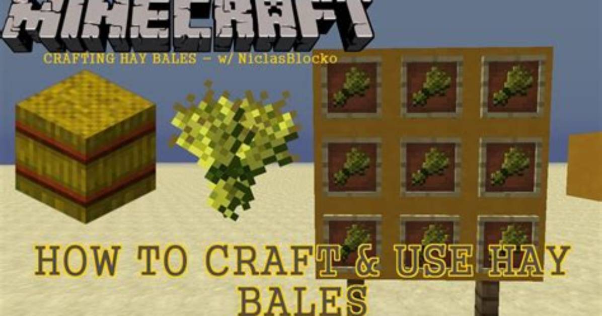 How to Make Hay in Minecraft