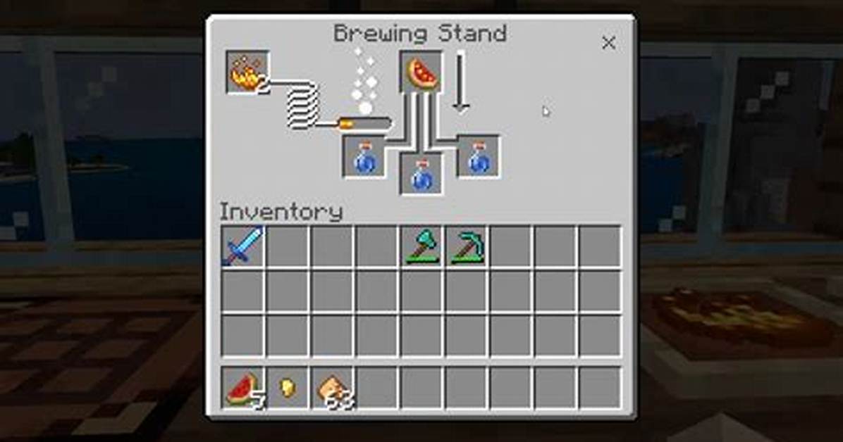 How to Make Healing Potion in Minecraft