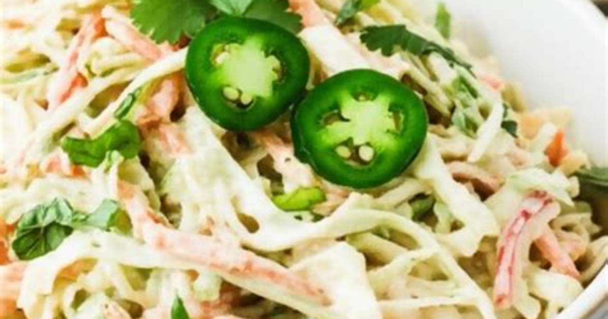 How to Make Jalapeno Ranch Coleslaw