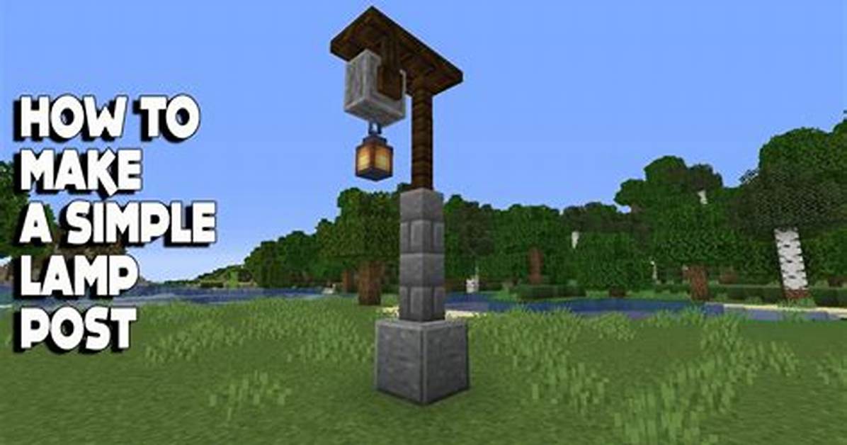 How to Make Lamp Minecraft