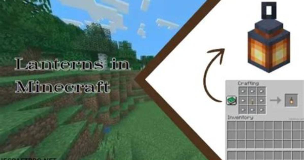 How to Make Lanterns Minecraft
