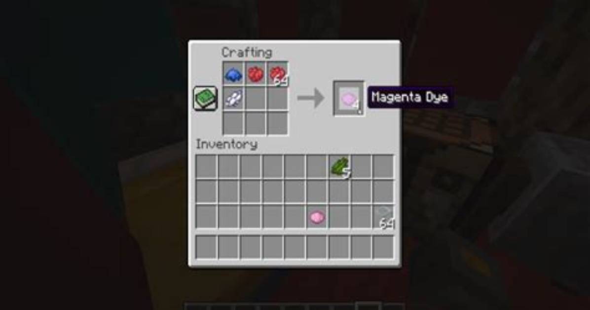 How to Make Magenta Dye in Minecraft