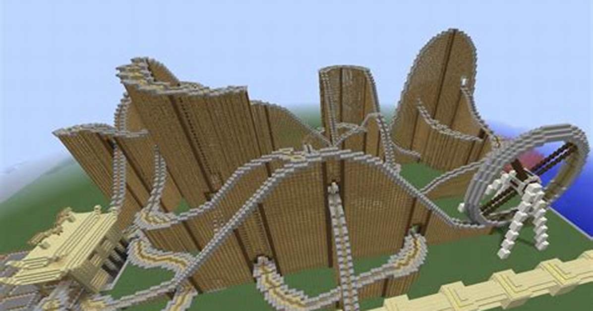 How to Make Minecraft Rollercoaster