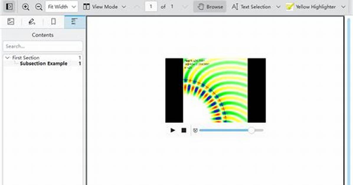 How to Make Okular Play Embedded Video