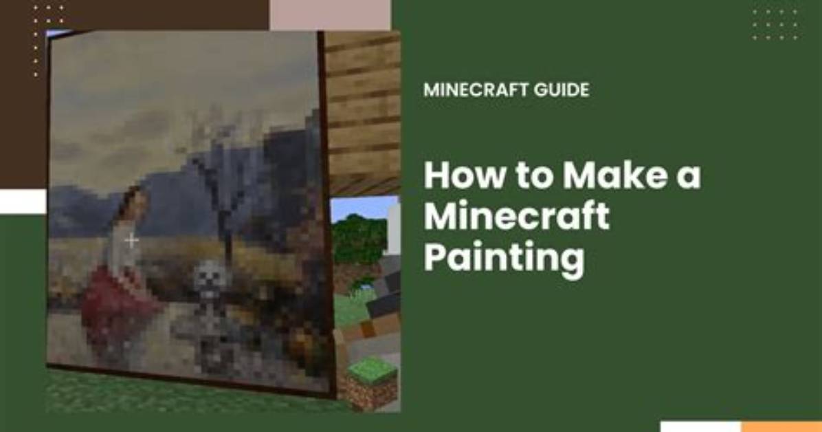 How to Make Picture in Minecraft