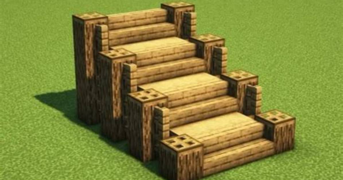 How to Make Steps in Minecraft