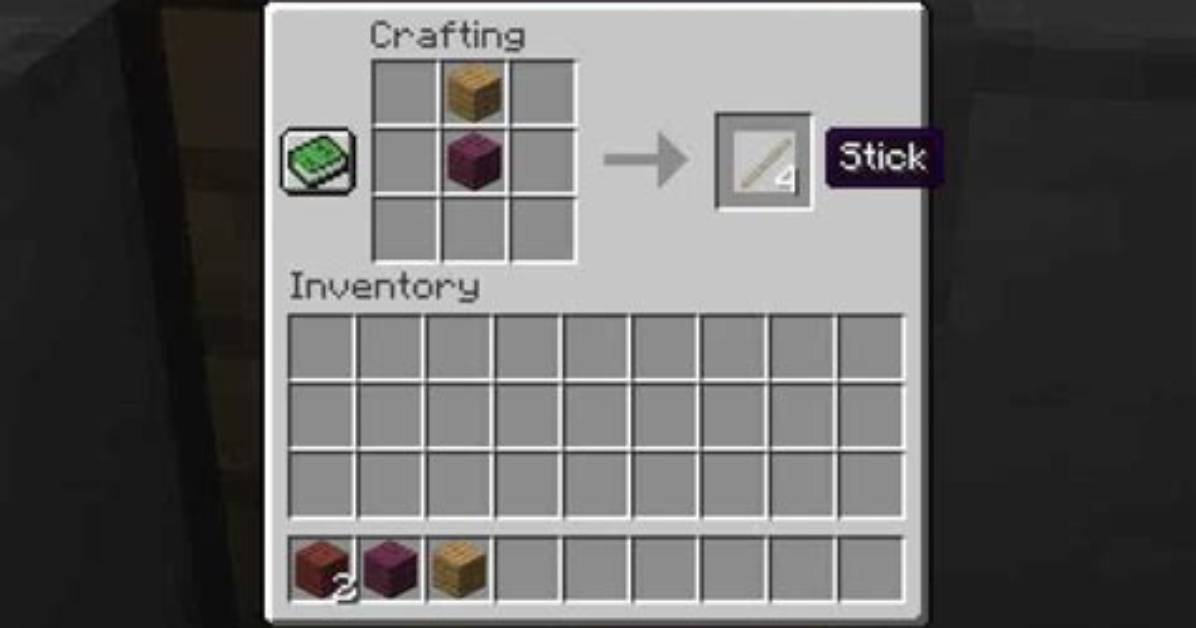 How to Make Stick in Minecraft