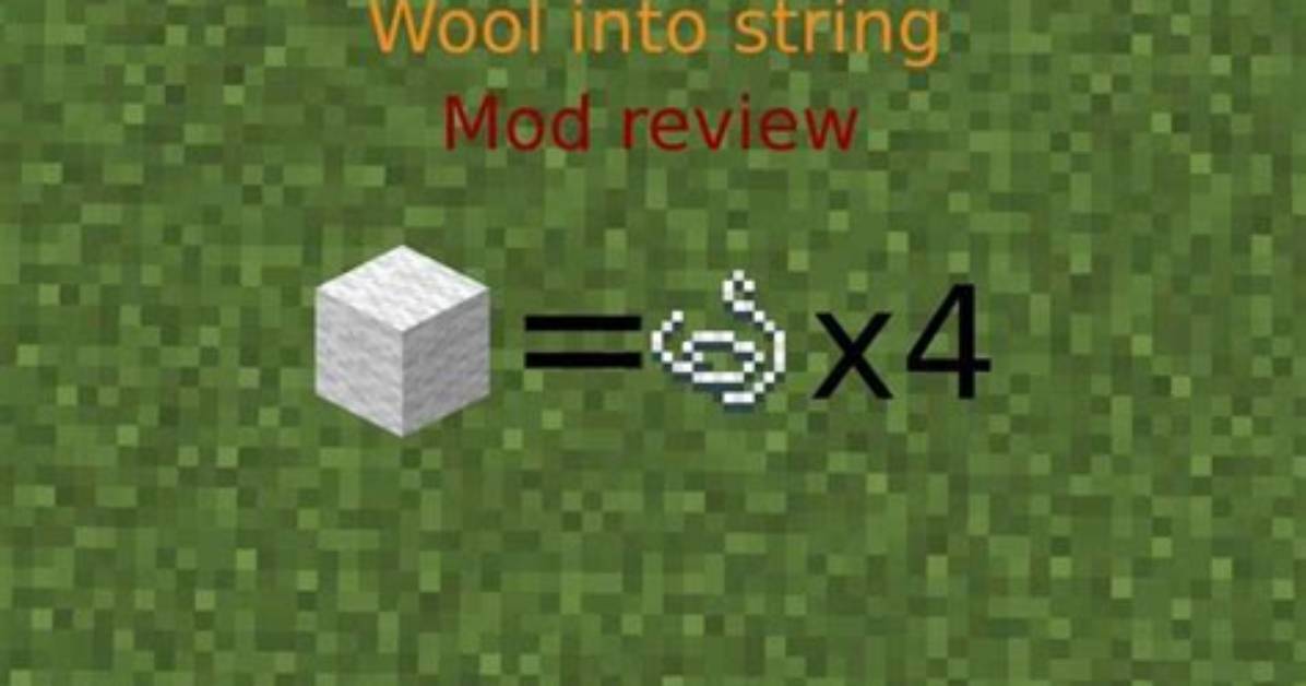 How to Make String with Wool in Minecraft