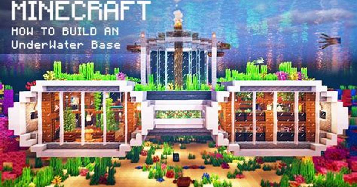 How to Make Underwater Base Minecraft