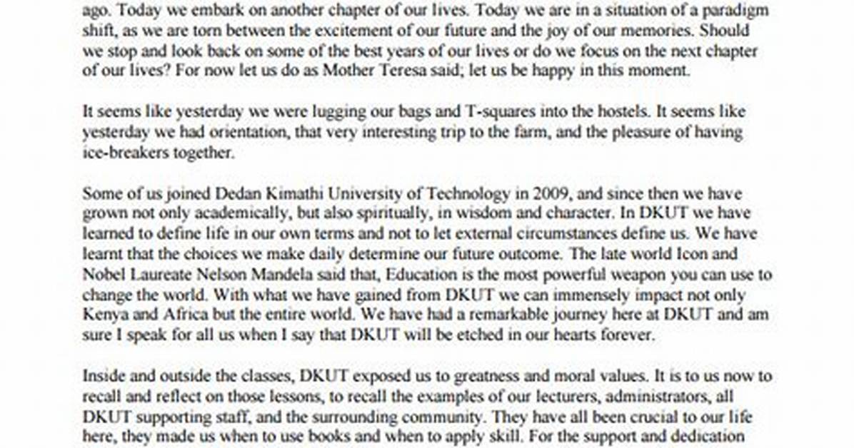 How to Make Valedictory Speech?