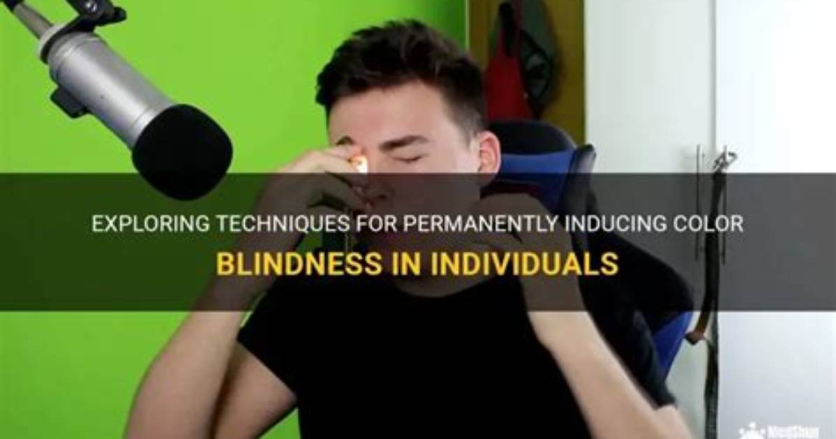 How to Make Yourself Colorblind