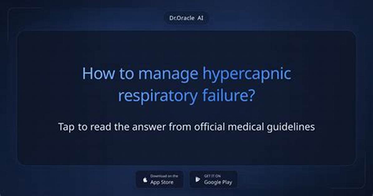 How to Manage Hypercapnic?