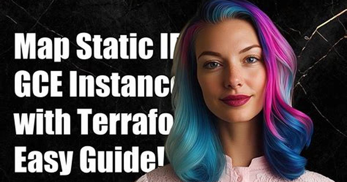 How to Map Static Ip to Terraform Google Compute Engine Instance?