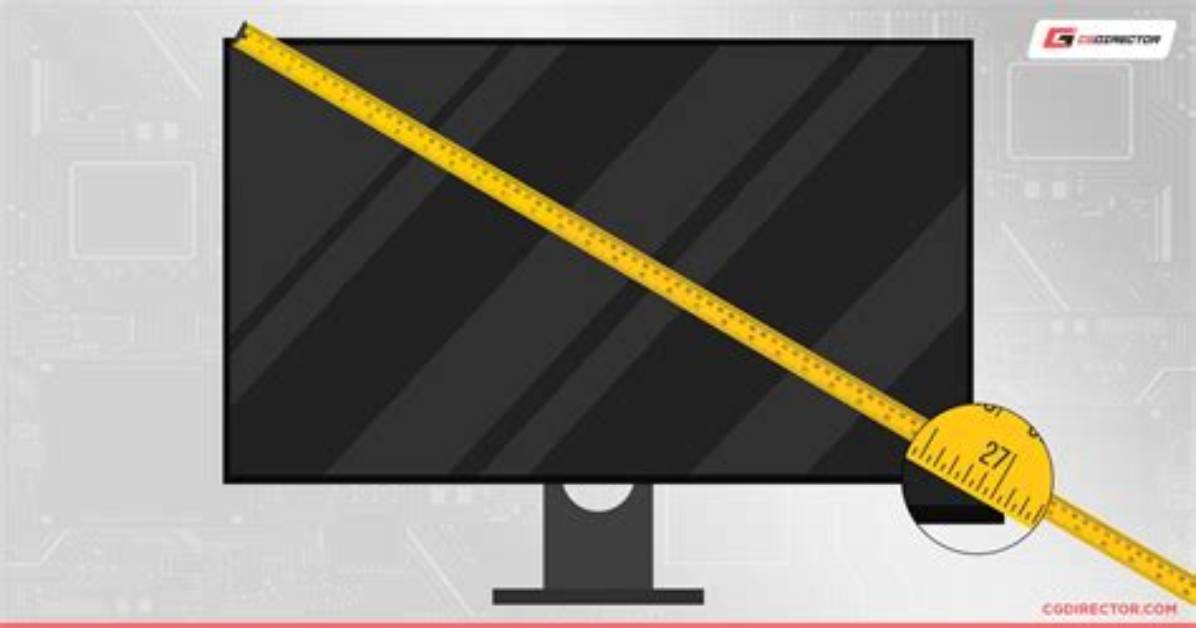 How to Measure Computer Screen Size