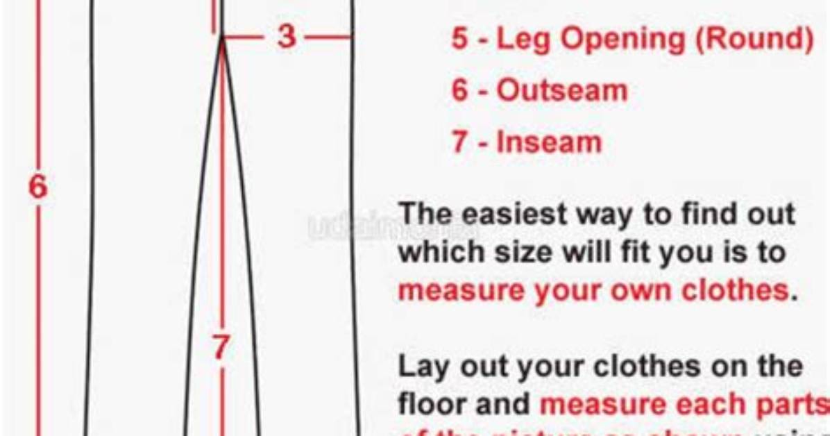 How to Measure Pant Size