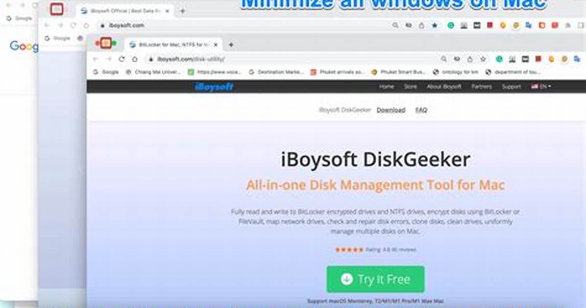 How to Minimize All Windows Mac?