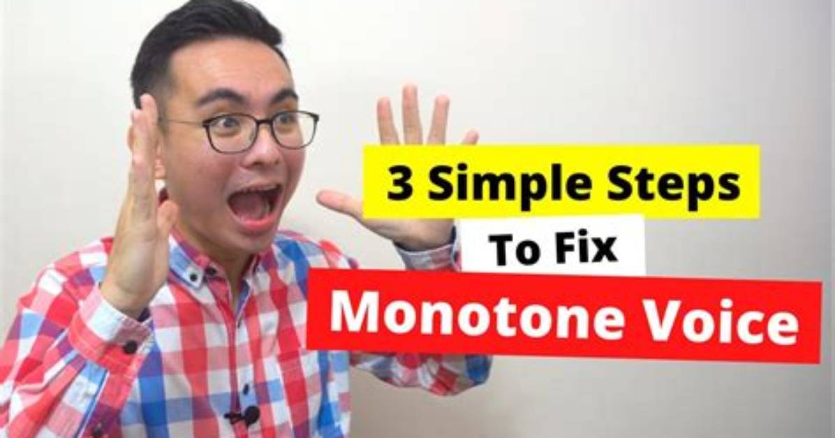 How to Not Be Monotone When Singing