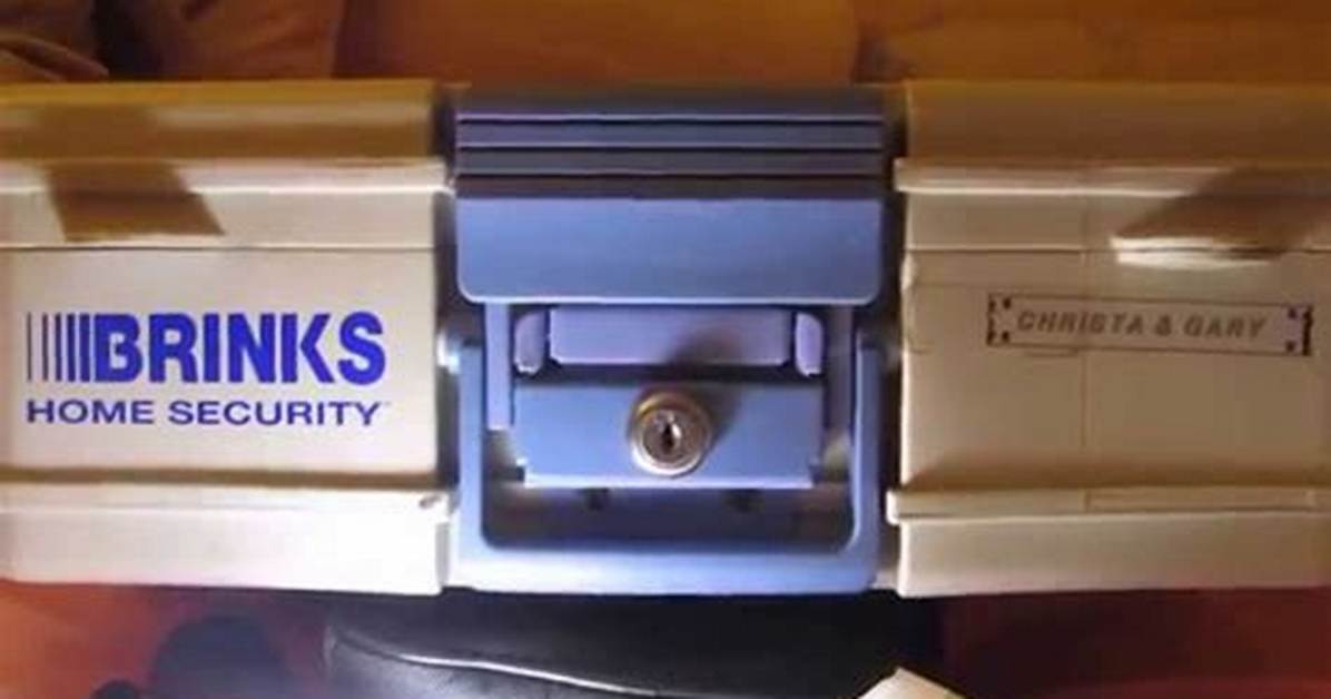 How to Open a Brinks Home Security Model 5054?
