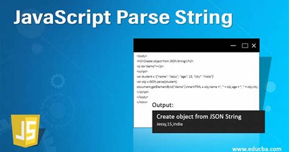 How to Parse a String in Javascript?