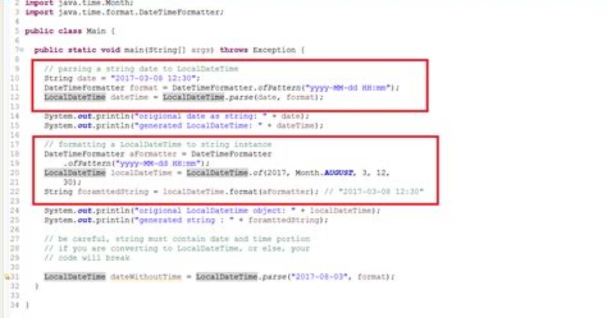 How to Parse/Format Dates with Localdatetime? (Java 8)