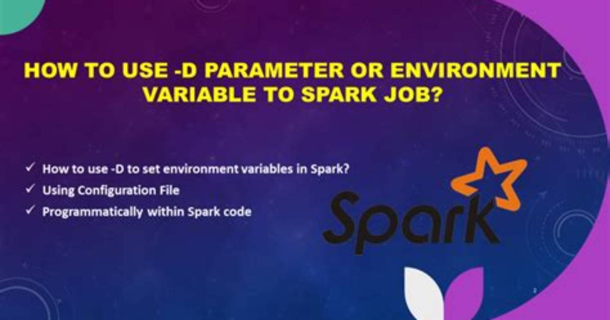 How to Pass -D Parameter or Environment Variable to Spark Job?