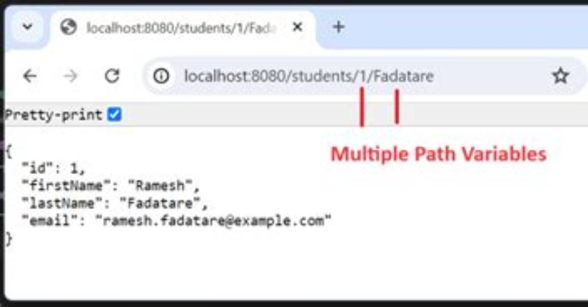 How to Pass Multiple Path Variables for Spring Boot Controller Class in Get Method?