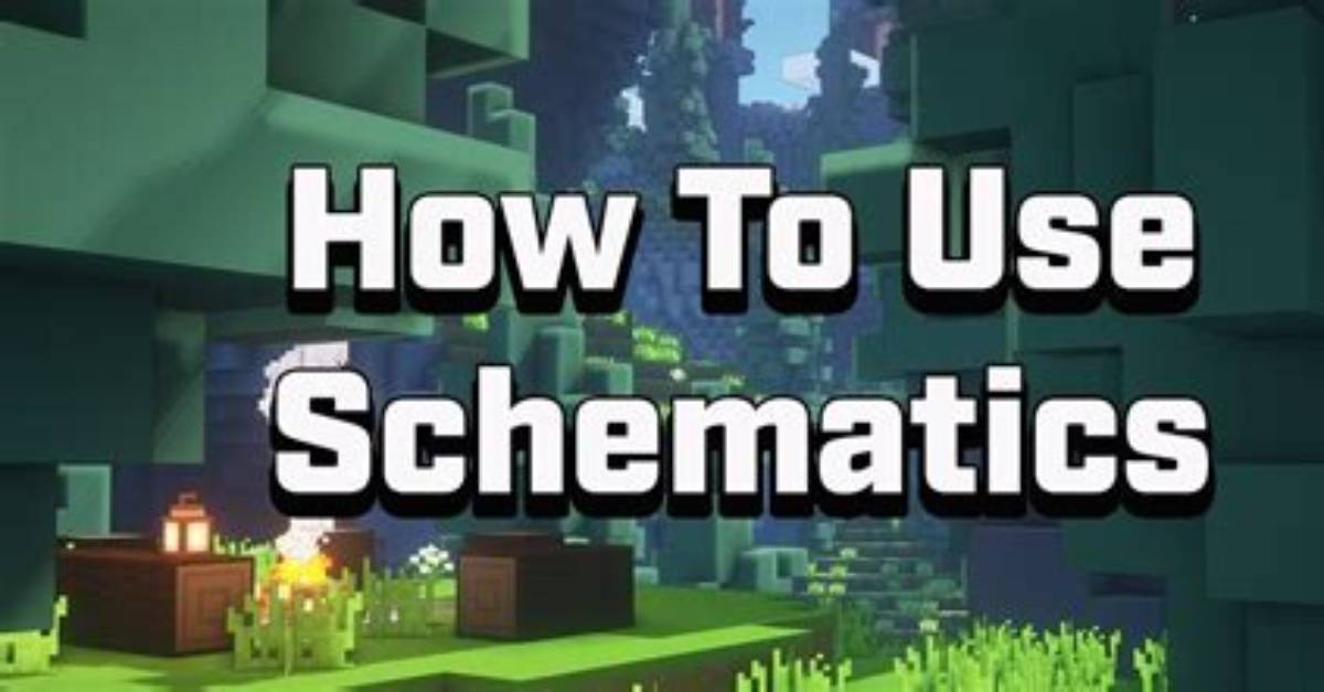 How to Paste Schematics in Minecraft