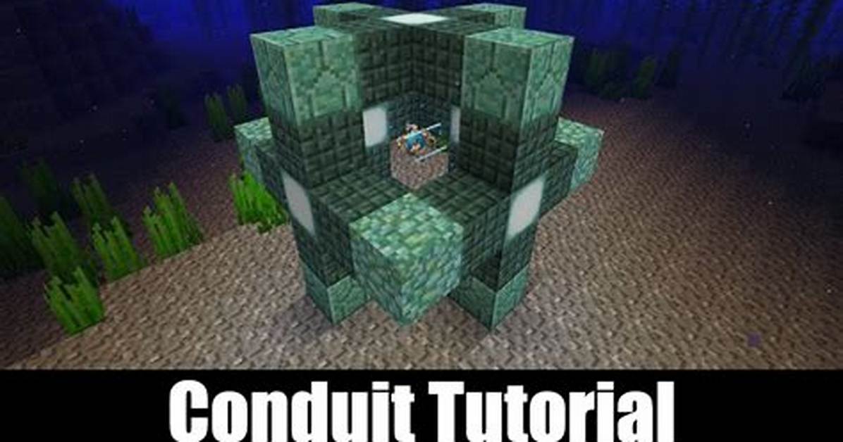How to Pick up Conduit Minecraft