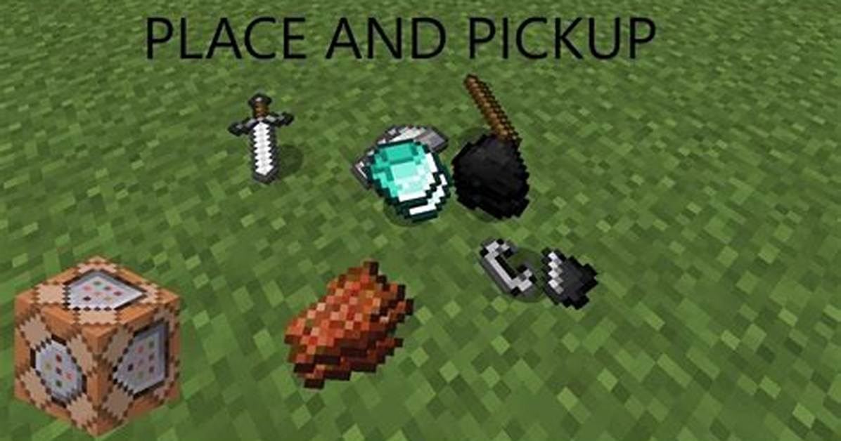 How to Place Stuff in Minecraft