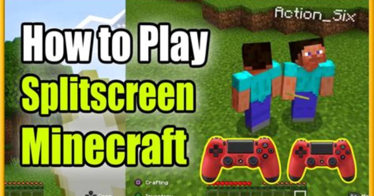 How to Play Minecraft Split Screen Ps4