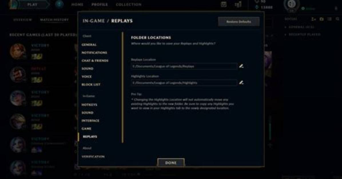 How to Play Replays in League of Legends