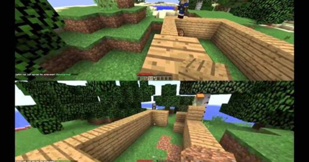 How to Play Split Screen Minecraft