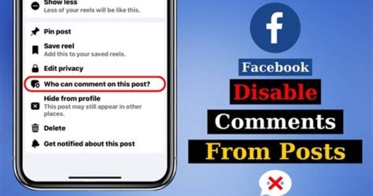How to Post on Facebook Without Comments