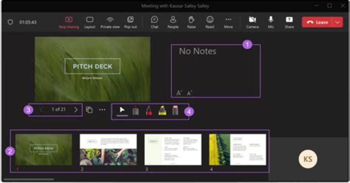 How to Present in Microsoft Teams?