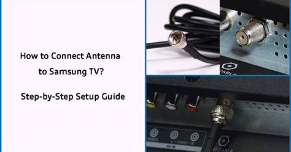 How to Program Samsung Tv for Antenna
