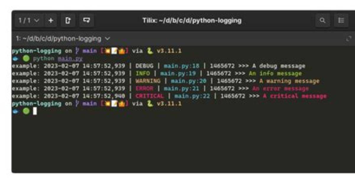 How to Properly Format the Python Logging Formatter?