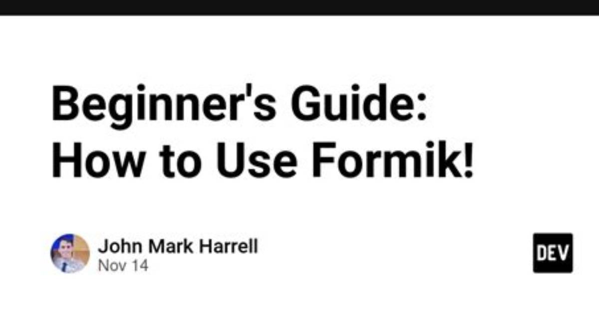 How to Properly Use Formik's setError Method? (React Library)