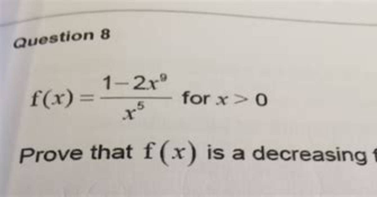How to Prove Something Is a Function?