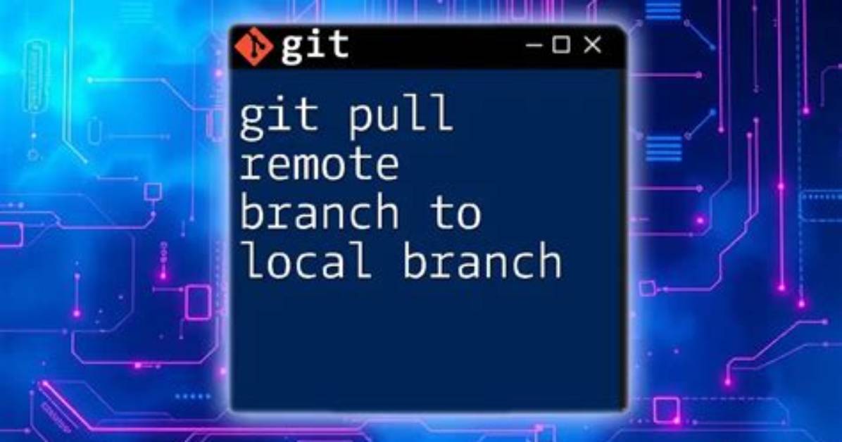 How to "Pull" from a Local Branch into Another One?