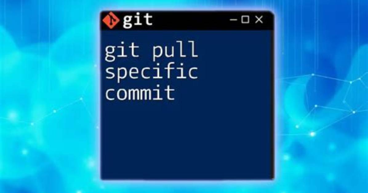 How to Pull Specific Directory with Git